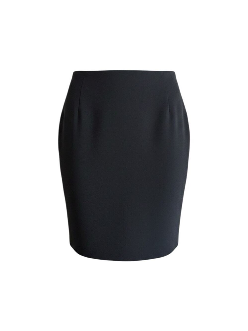 YL by Yair Black Pencil Skirt Size 8 NWT Made in USA Triacetate
